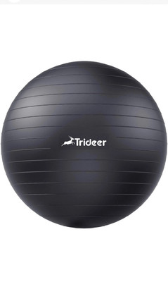 Trideer  FITNESS Ball Exercise for Working Out,Yoga, L(23-26in), Black