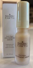 Bambu Earth Red Algae Eye Firming Serum Anti-Aging Lightweight 0.5oz/15mL NIB