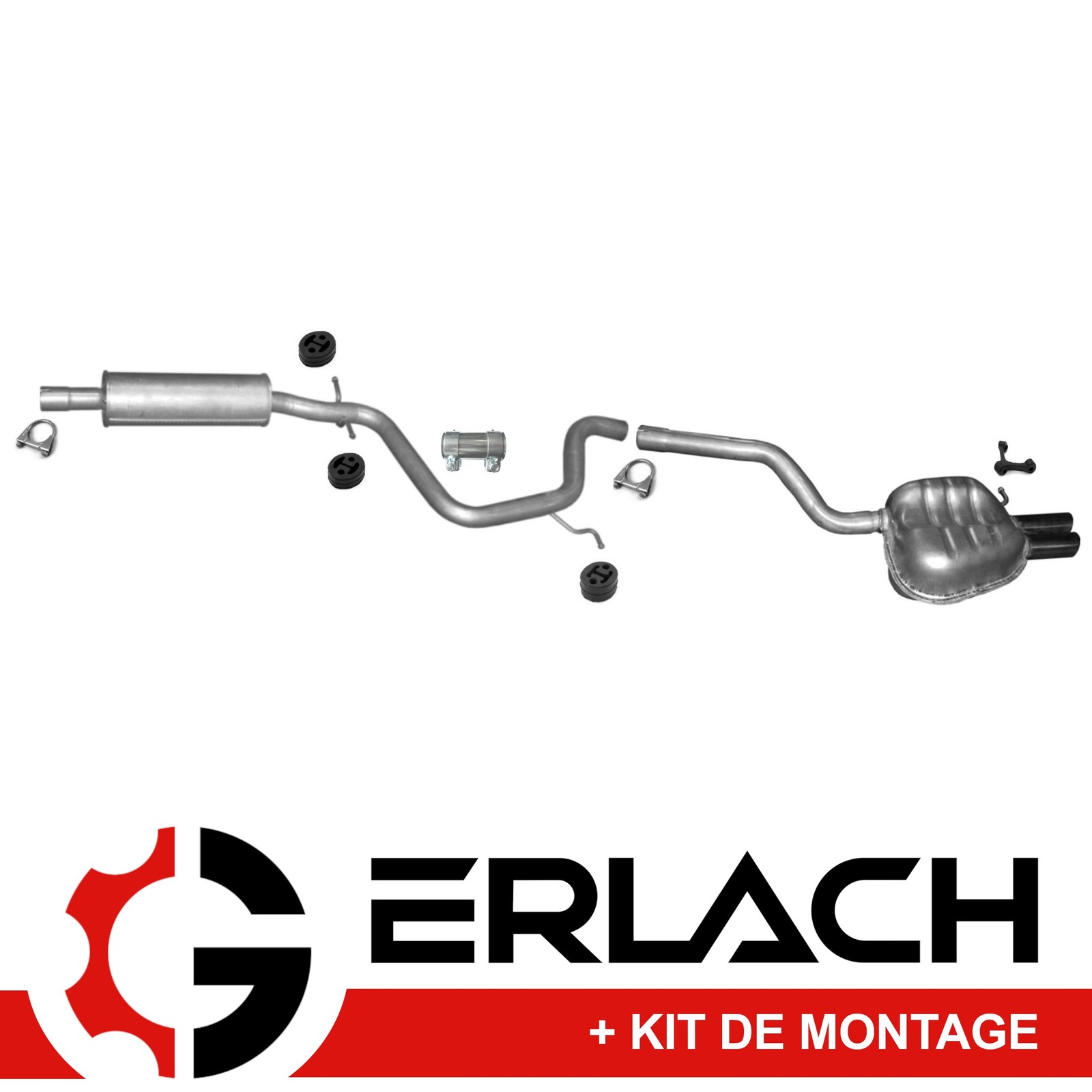 Silencieux échappement Skoda Octavia 1.9 TDI et VW Golf V Jetta 4862