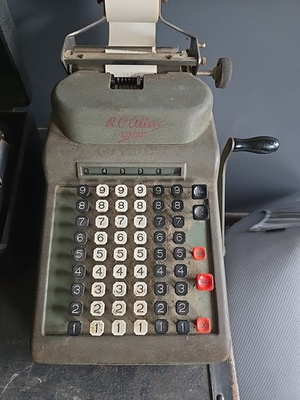#ad #ad Vintage Adding Machine by R.C. Allen Business Machines. Made In USA $50.00