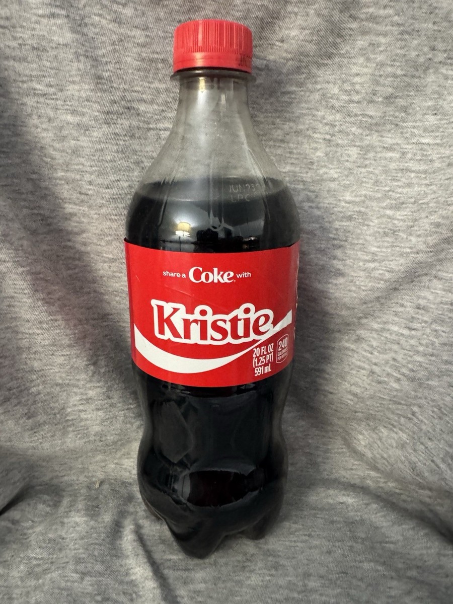 Share a Coke with Kristie 2025 Personalized Gift Coca~Cola Bottle