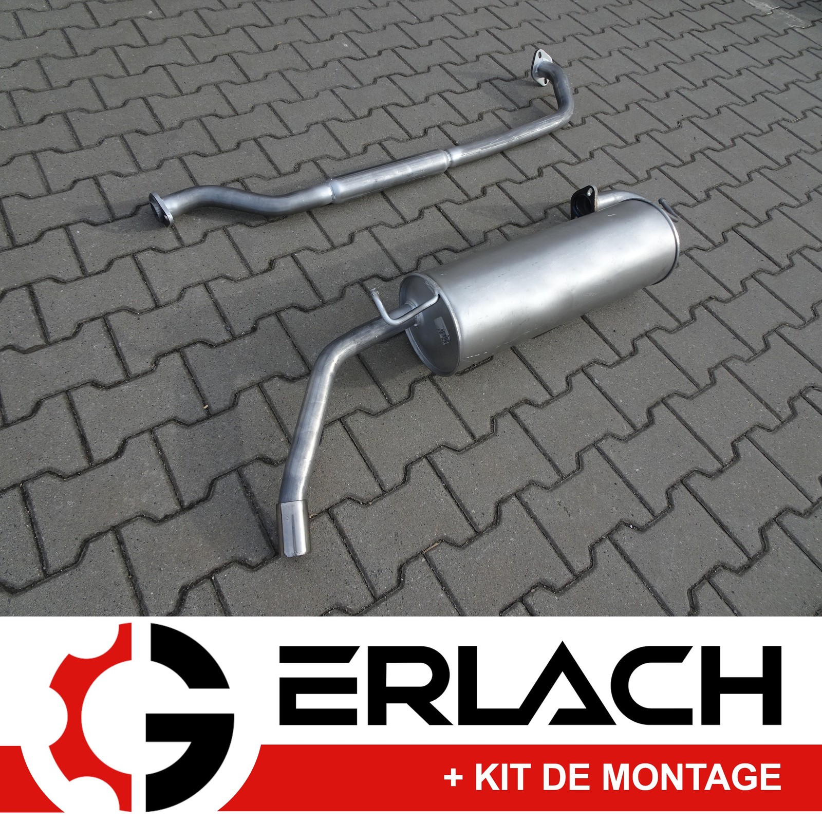 Silencieux d'échappement arrière pour Toyota Rav 4 2.0i 16V 4x4 Funcruiser 3 portes 1997-2000