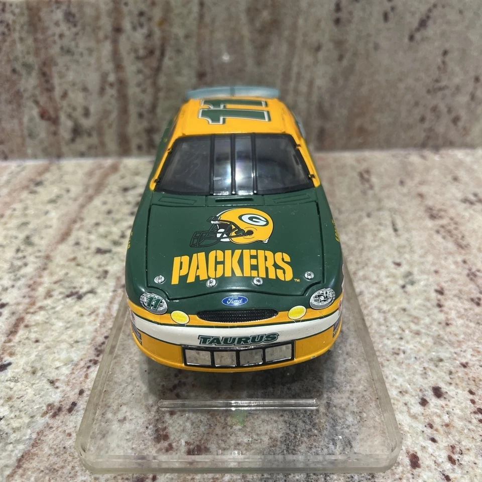 Ford Taurus 1999 Dale Jarrett #11 Green Bay Packers 1:24 acción prohibición de ventana transparente Foto 2 de 4