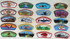 Boy Scouts of America - Old CSP Council Patches x 20 - Badges - BSA  Set 6
