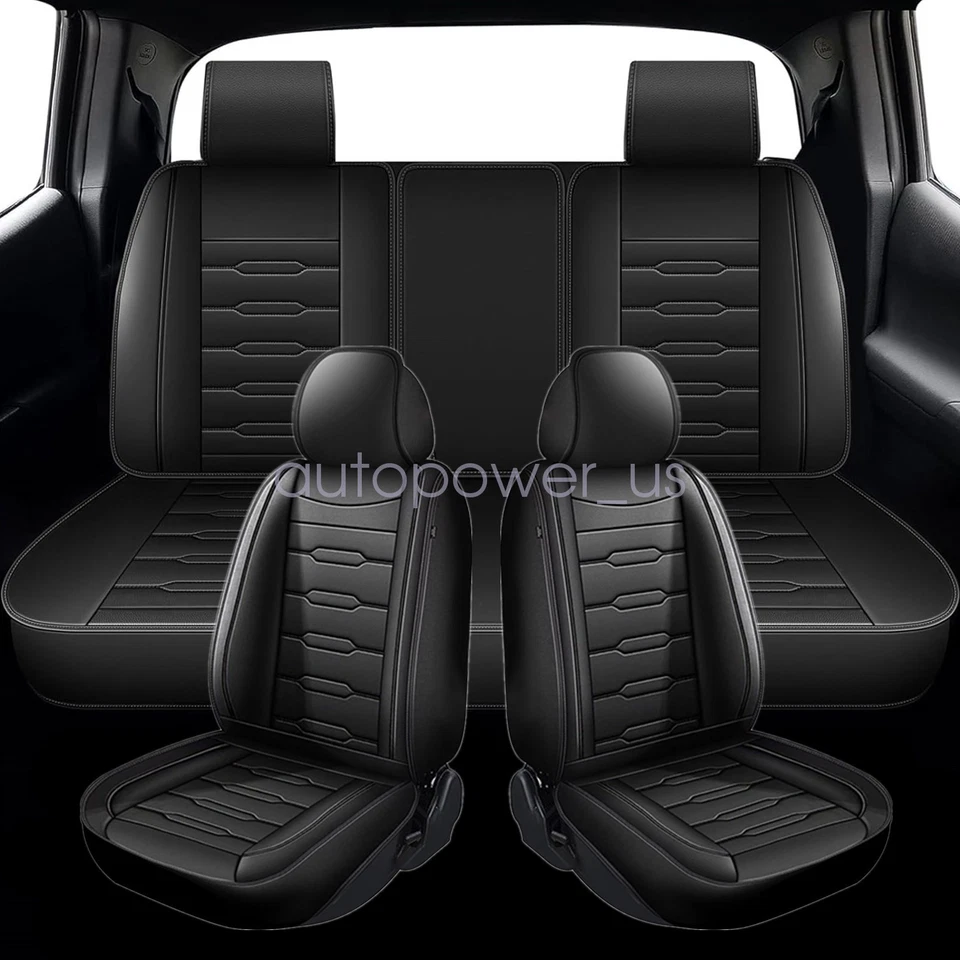 For 2006-2011 BMW 328i 335i 335is M3 Seat Covers Front & Rear Protectors Pad Foto 2 de 4