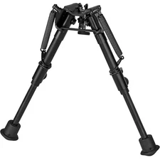 HARRIS 1A2-BR Adjustable Height 6" to 9" Lightweight Bench Bipod w/ Smooth Legs
