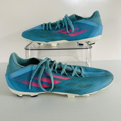 Adidas X Speedflow 3 FG  Football Soccer Boots US 10 Aqua Blue - No Inner Soles