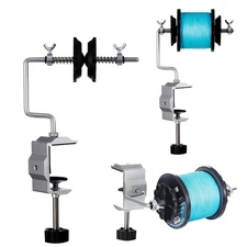 Fishing Line Winder Spooler Clamp Adjustable Stable Fishing Reel Spooler Remover