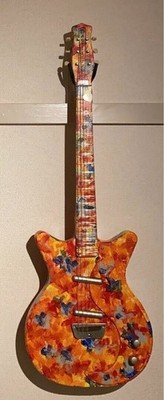 Danelectro DC 59 PSYCHEDELIC E-Gitarre 50TH ANNIVERSARY mit Original Koffer