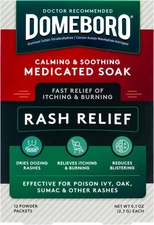 Domeboro Calming & Soothing Medicated Soak Rash Relief Astringent (12 Powder PT)