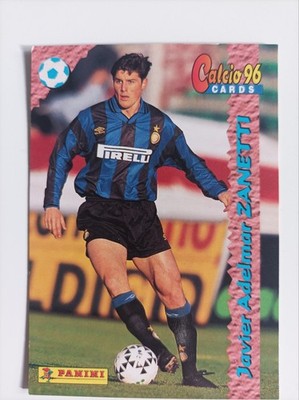 Zanetti , Baresi E Roberto Carlos Panini Calcio Cards 96