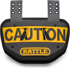 Sports Novelty Football Back Plate Hard Shell Lower Back Protector with Contou