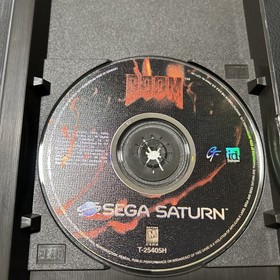 Doom (Sega Saturn, 1997) Complete With Insert And Reg Card