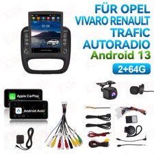 9.7" Für Opel Vivaro B Renault Trafic CarPlay Android Autoradio BT GPS 2+64GB