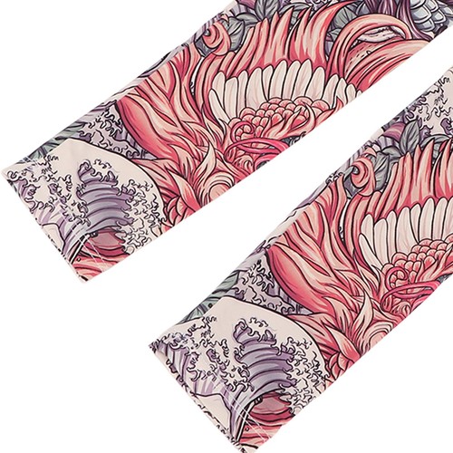 UV Schutz Arm Sleeves Für Männer Und Frauen Tattoo Muster Size Sommer - Bild 24 von 24