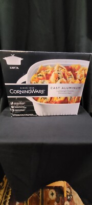 CorningWare   3.2QT/3L   Cast Aluminum Roaster w/Lid   New/Open Box!!