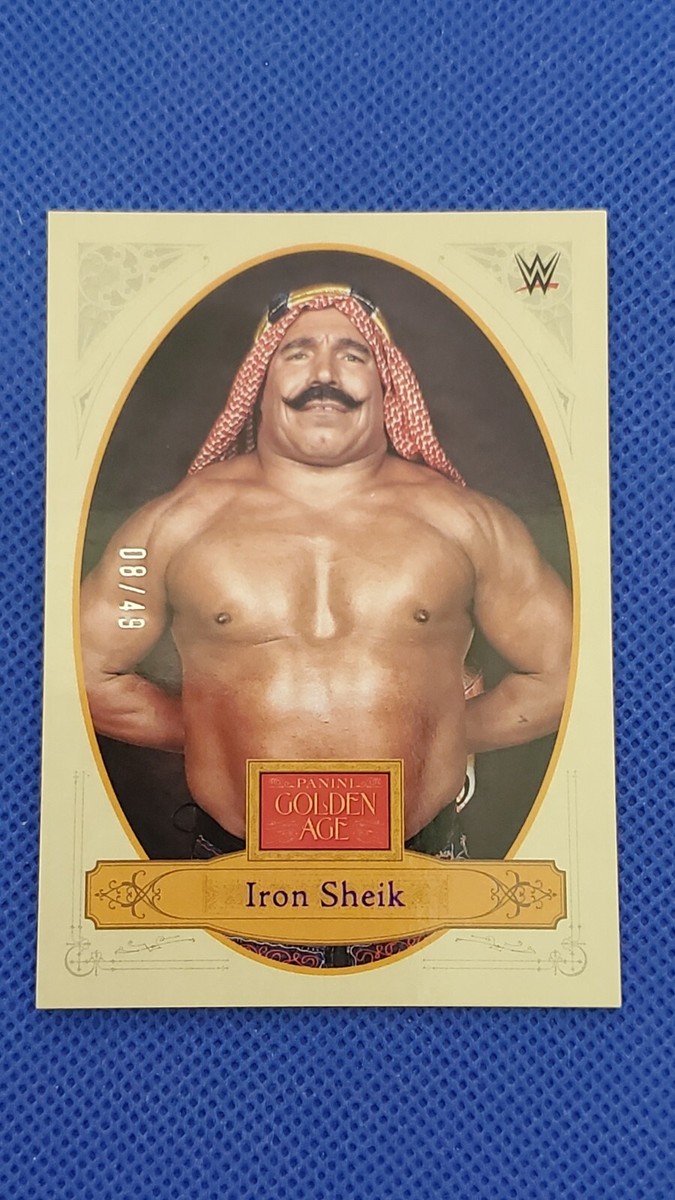 2023 Panini Chronicles WWE Purple Golden Age Iron Sheik #189 /49