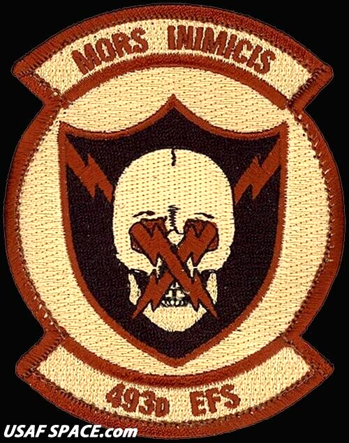 USAF 493RD FIGHTER SQ - MORS INIMICIS -RAF Lakenheath, UK