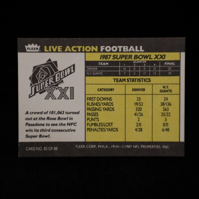 アーティファクトの旧枠優良カード英語20枚まとめ売り スランの発電機 レンの書庫 1987 New York Giants Lawrence Taylor Fleer In Action Card #85 of