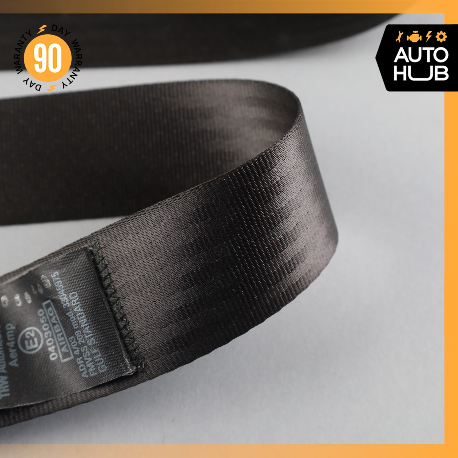 03-08 Maserati Quattroporte M139 Front Right Side Seat Belt Black OEM 29k