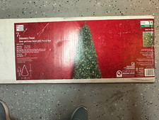 Home Accents 7 ft. Pre-Lit LED Wesley Pine Xmas Tree 300 Color Changing Lights