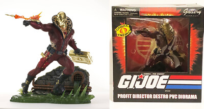 NIB - Diamond Select Showcase PX Destro G.I. Joe Gallery Profit Director Statue
