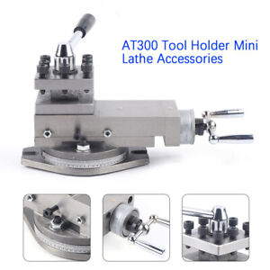 Professional AT300 Tool Holder Mini Lathe Accessory Metal Change Lathe Assembly 