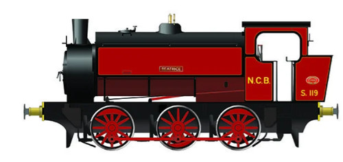 Rapido Trains 903503 16 Hunslet - Beatrice South Yorkshire Area NCB Lined Red -  | Zustand: New