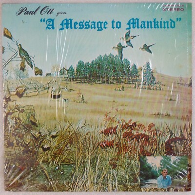 PAUL OTT CARRUTH: A Message to Mankind US Obscure Private Folk Vinyl LP