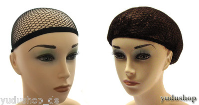 Perückennetz Wig Cap Haarnetz Haarschutz schwarz