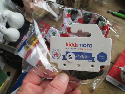 KINDER ADVENTURE FAHRRAD HANDSCHUHE KIRSCH DESIGN KLEIN - 2-5 JAHRE NEU BRITISH DESIGN
