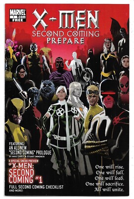 X-Men Second Coming Prepare #1 (One-Shot) Prolog FN/VFN (2010) Marvel Comics