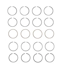 EngineTech Piston Ring Set for 1 Engine Standard Size Standard Size  Direct Fit