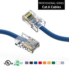 5Ft CAT6 UTP Ethernet Network Non Booted Cable Blue