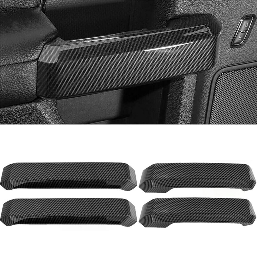 Carbon Fiber 4PCS Door Handle Covers for 2015-2020 Ford F-150