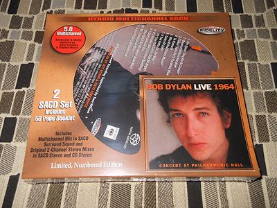Bob Dylan Live 1964 Hybrid Multichannel 2 SACD Set Audio Fidelity 