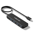 Lemorele 4 Port USB 3.0 Hub Splitter Multi Adapter 5Gbps High Speed PC Laptop
