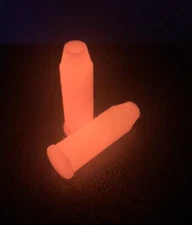 44 Magnum Glow In The Dark Lanyard Beads, 2 Pack, edc, Knife Bead, USA Made, Red