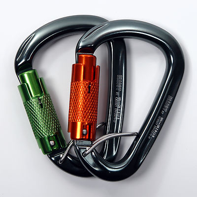 Elliot HMS Karabiner PIN 28kN mit Triact-Twistlock Verschluss und Keylock