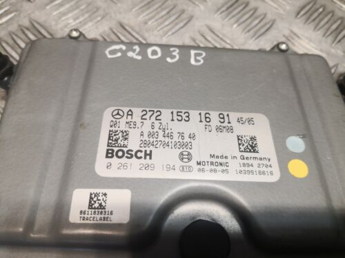 MERCEDES-BENZ Motor Zündung ECU Set C 230 W203 2721531691 2.5 Benzin M272 - Picture 3 of 5