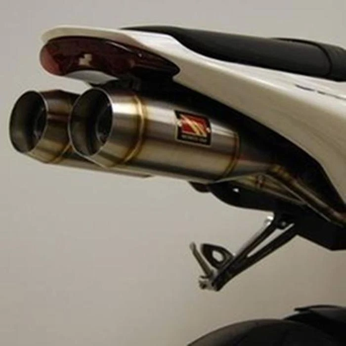 Dual Slip On Exhaust Competition Werkes WT675-S for 06-12 Triumph Daytona 675 - Image 2 of 4