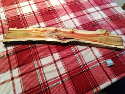 Live Edge Flame Box Elder Slab.  Epoxy River. Rare unique piece 211