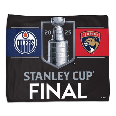 Florida Panthers Edmonton Oilers 2025 NHL Stanley Cup Rally Towel