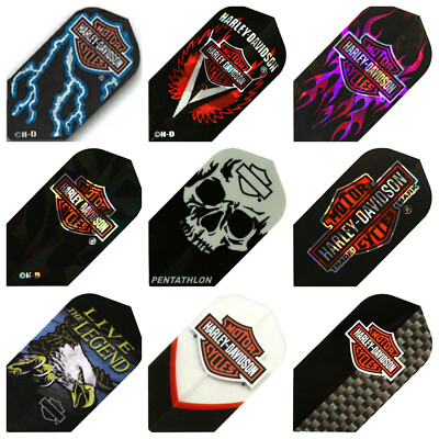 3 HARLEY-DAVIDSON DART FLIGHTS - Slim - versandkostenfrei