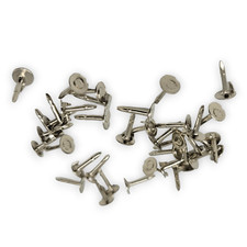 Pin-Nadeln Anstecknadeln silberfarben für butterfly clip Anstecker Verschluss 