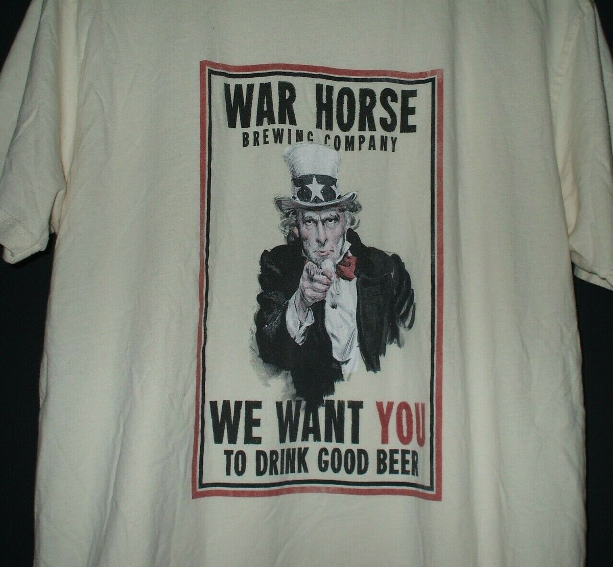 War Horse Brewing T Shirt Size L | eBay