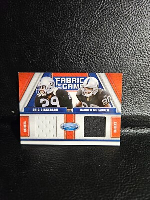 2011 Certified, Eric Dickerson/Darren McFadden, Duel Patches, 109/150