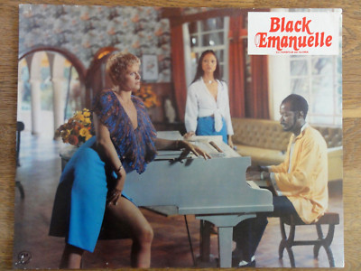 Erotik Aushangbild BLACK EMANUELLE Laura Gemser Karin Schubert Gabriele Tinti