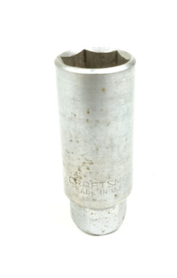Craftsman -EE- 13/16'' 6 Point Chrome Spark Plug Socket 3/8'' Drive 43325 USA