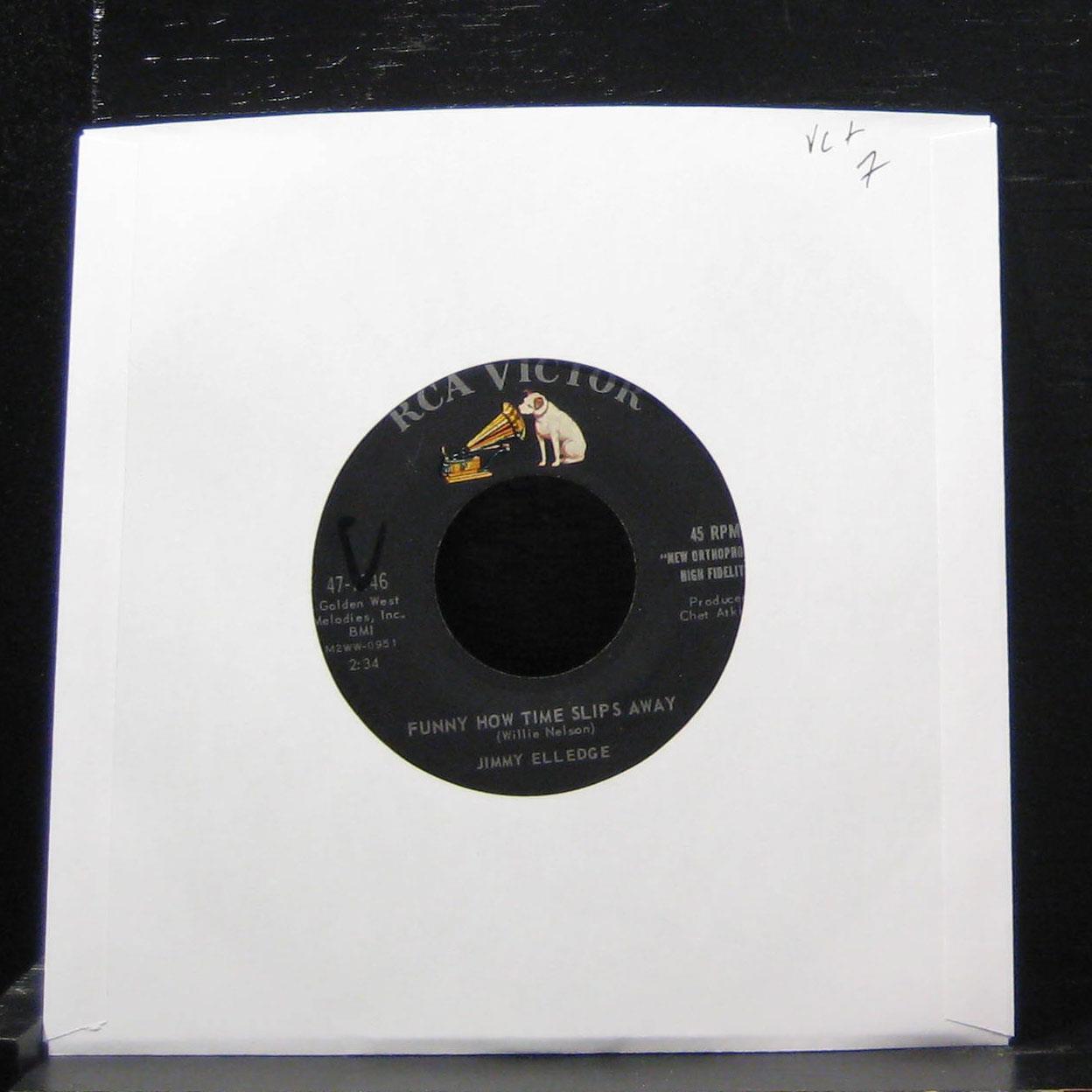 Jimmy Elledge Funny How TIme Slips Away 7" VG+ 477946 Vinyl 45 eBay